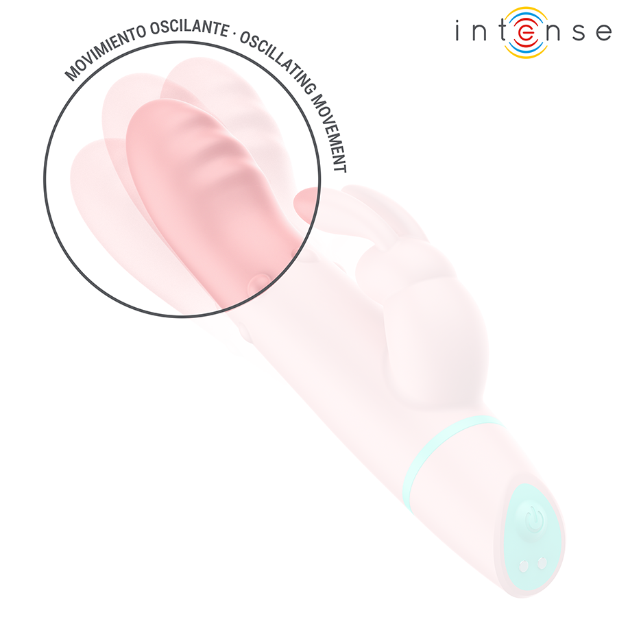 INTENSE - STIMOLATORE E VIBRATORE ROTANTE ALVIN RABBIT + OSCILLANTE - INTENSE HIGH TECH | Lingerie Harness Boutique