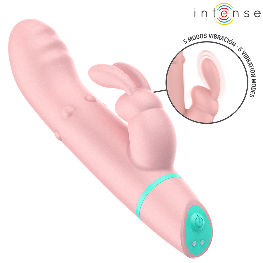 INTENSE - STIMOLATORE E VIBRATORE ROTANTE ALVIN RABBIT + OSCILLANTE - INTENSE HIGH TECH | Lingerie Harness Boutique