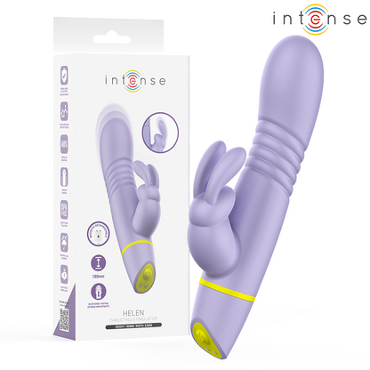 INTENSE - STIMOLATORE E VIBRATORE A SPINTA HELEN RABBIT - INTENSE HIGH TECH | Lingerie Harness Boutique