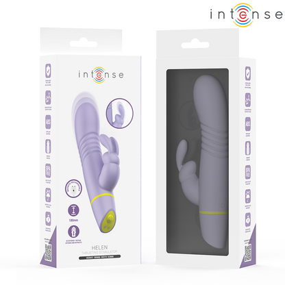 INTENSE - STIMOLATORE E VIBRATORE A SPINTA HELEN RABBIT - INTENSE HIGH TECH | Lingerie Harness Boutique