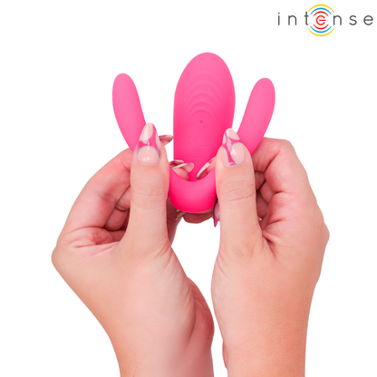 INTENSE - JULIA DOPPIO VIBRATORE STIMOLATORE A MORSETTO CON TELECOMANDO - INTENSE COUPLES TOYS | Lingerie Harness Boutique