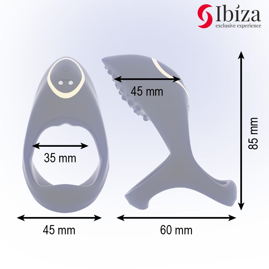 IBIZA - ANELLO PER IL PENE MULTISENSORIALE - IBIZA TECHNOLOGY | Lingerie Harness Boutique