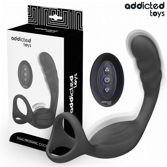 ADDICTED TOYS - ANELLO PER IL PENE PROSTATICO DOPPIO CON TELECOMANDO - ADDICTED TOYS | Lingerie Harness Boutique