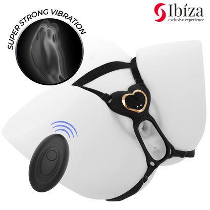 IBIZA - VIBRATORE DI COPPIA CON TELECOMANDO A CUORE - IBIZA TECHNOLOGY | Lingerie Harness Boutique