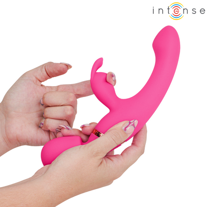INTENSE - WINONA DOPPIO VIBRATORE CONIGLIO E BACCHETTA - INTENSE FUN | Lingerie Harness Boutique
