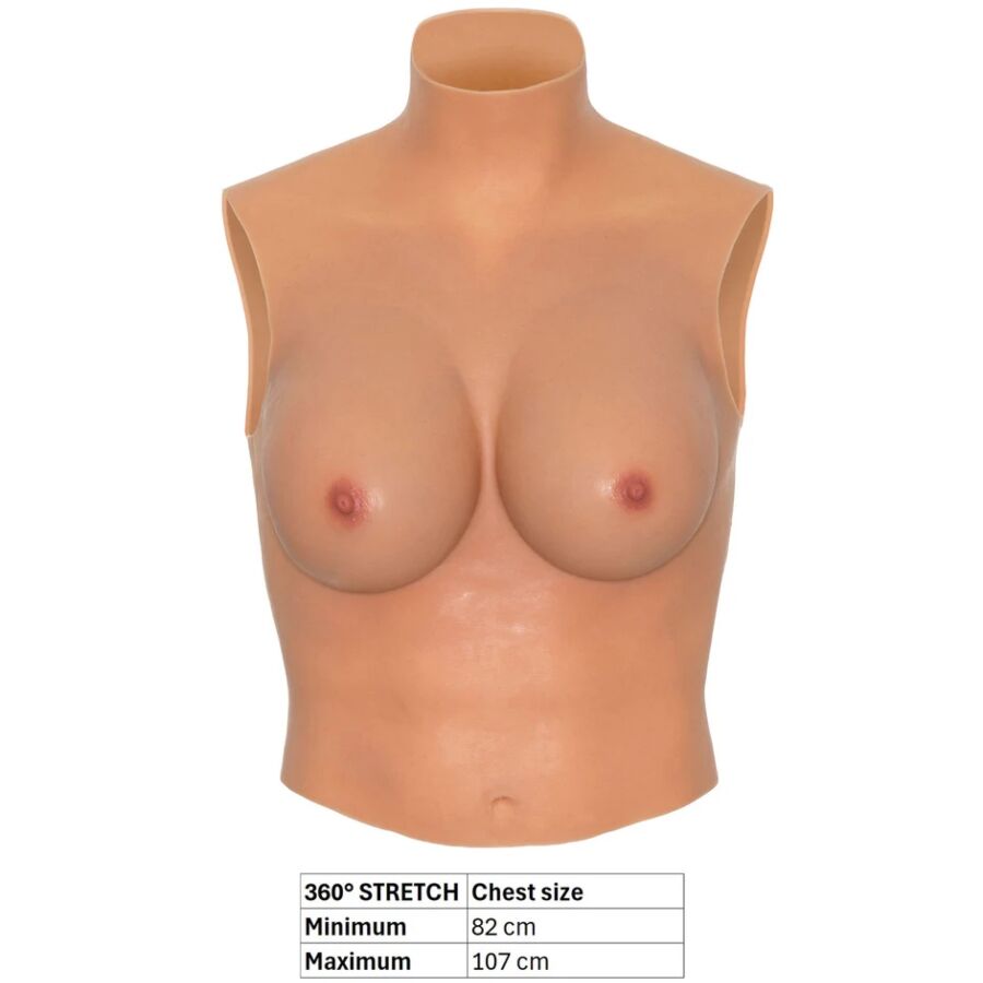 HIDDEN DESIRE - ALTER EGO CAMICIA INDOSSABILE PER IL SENO E-CUP FLESH - HIDDEN DESIRE | Lingerie Harness Boutique