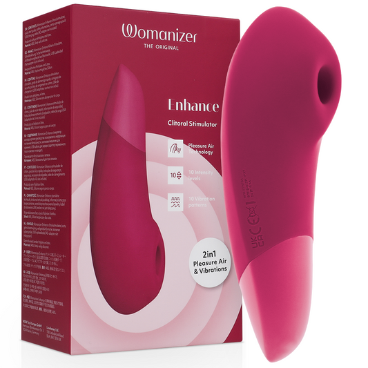 WOMANIZER - STIMOLATORE CLITORIDEO ROSA VIBRANTE - WOMANIZER | Lingerie Harness Boutique