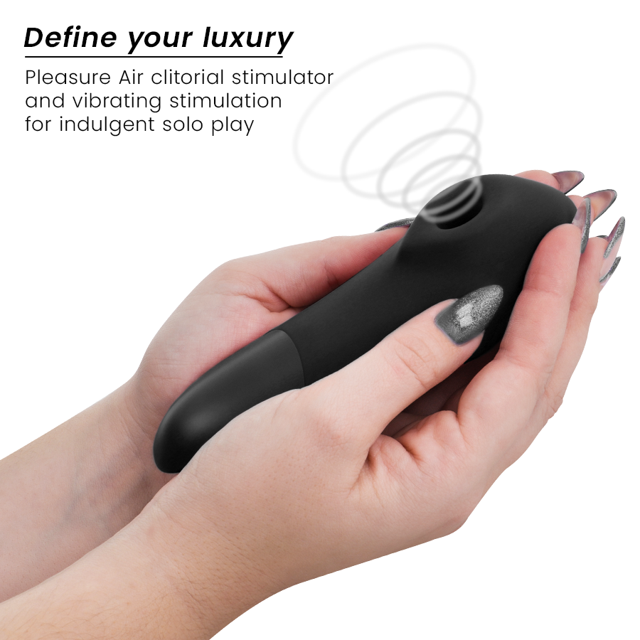 WOMANIZER - STIMOLATORE CLITORIDEO ENHANCE NERO - WOMANIZER | Lingerie Harness Boutique
