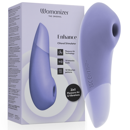 WOMANIZER - STIMOLATORE CLITORIDEO POTENZIATO LILLA - WOMANIZER | Lingerie Harness Boutique