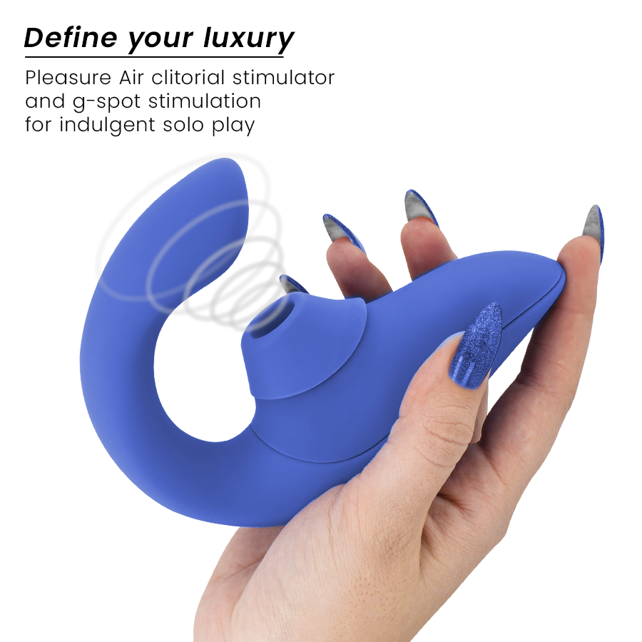 WOMANIZER - BLEND RABBIT VIBRATOR STIMOLATORE BLU VIBRANTE - WOMANIZER | Lingerie Harness Boutique