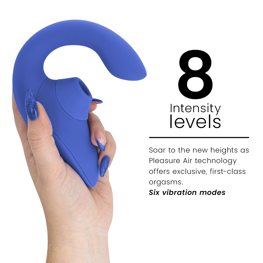 WOMANIZER - BLEND RABBIT VIBRATOR STIMOLATORE BLU VIBRANTE - WOMANIZER | Lingerie Harness Boutique