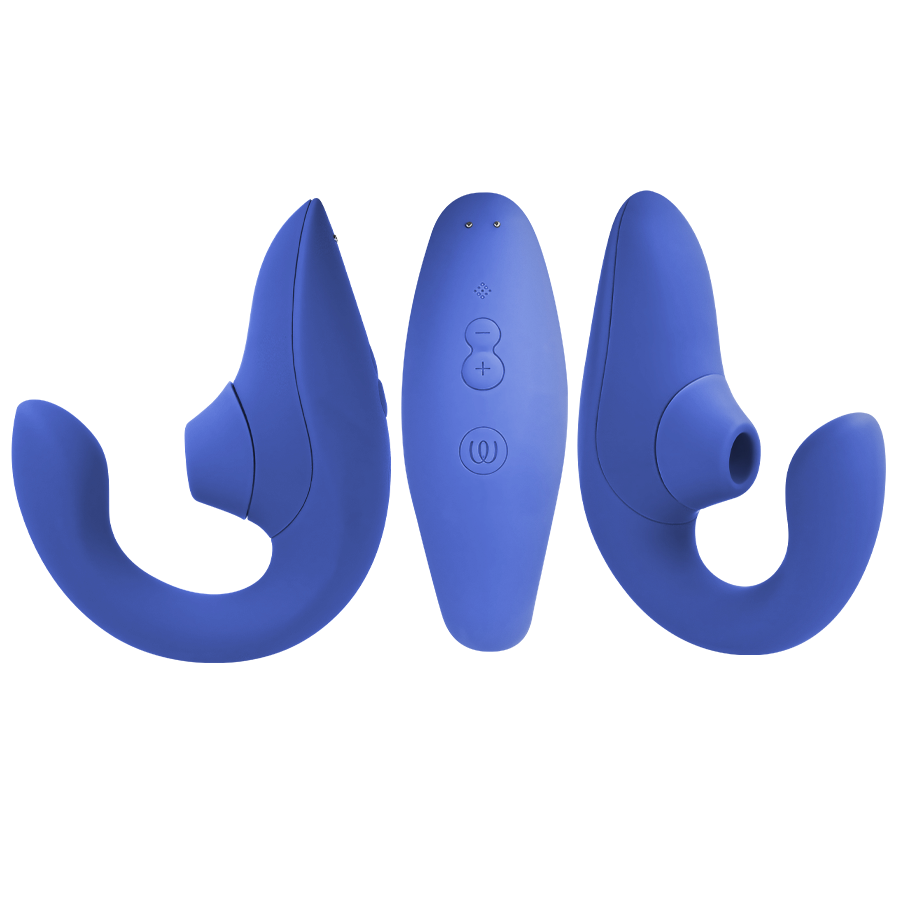 WOMANIZER - BLEND RABBIT VIBRATOR STIMOLATORE BLU VIBRANTE - WOMANIZER | Lingerie Harness Boutique