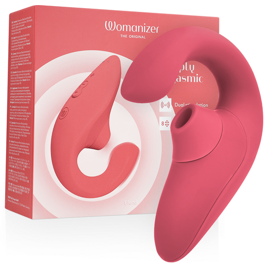 WOMANIZER - VIBRATORE STIMOLATORE CONIGLIO BLEND VIBRANT ROSE - WOMANIZER | Lingerie Harness Boutique