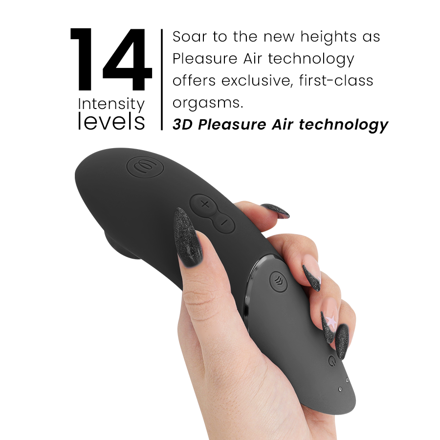 WOMANIZER - NEXT STIMOLATORE CLITORIDEO NERO - WOMANIZER | Lingerie Harness Boutique