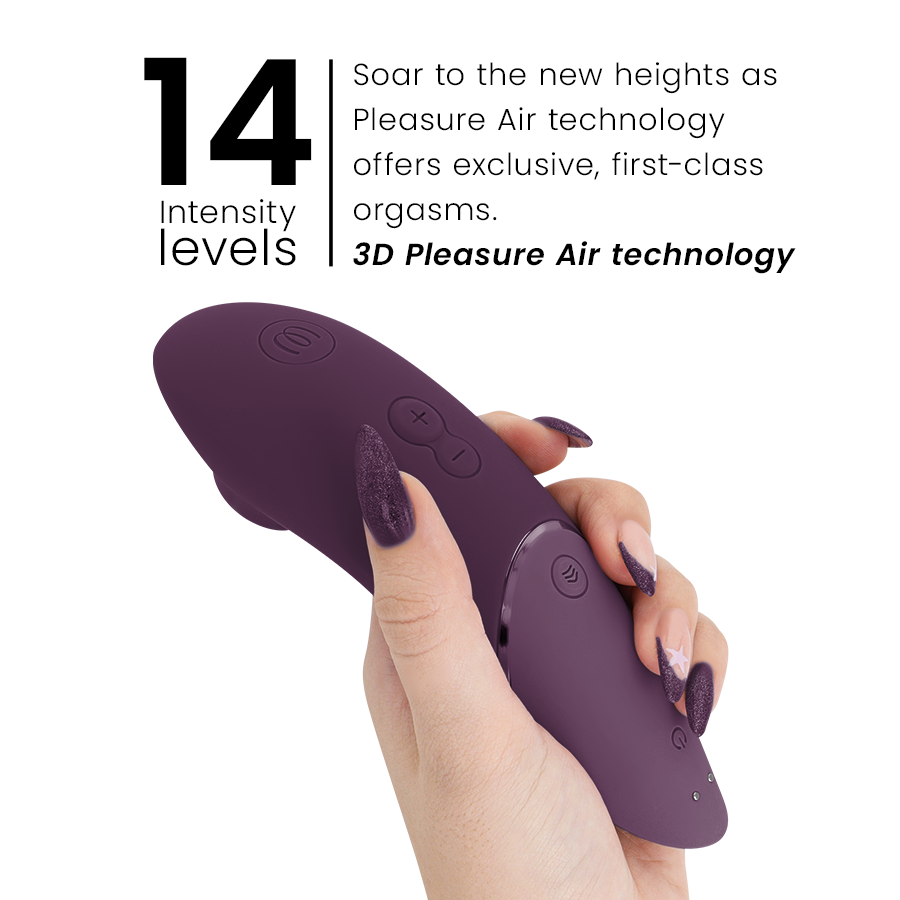 WOMANIZER - NEXT STIMOLATORE CLITORIDEO VIOLA SCURO - WOMANIZER | Lingerie Harness Boutique