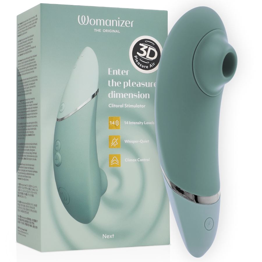 WOMANIZER - PROSSIMO STIMOLATORE CLITORIDEO SAGE - WOMANIZER | Lingerie Harness Boutique