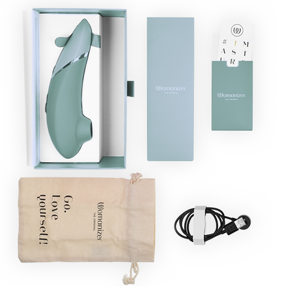 WOMANIZER - PROSSIMO STIMOLATORE CLITORIDEO SAGE - WOMANIZER | Lingerie Harness Boutique
