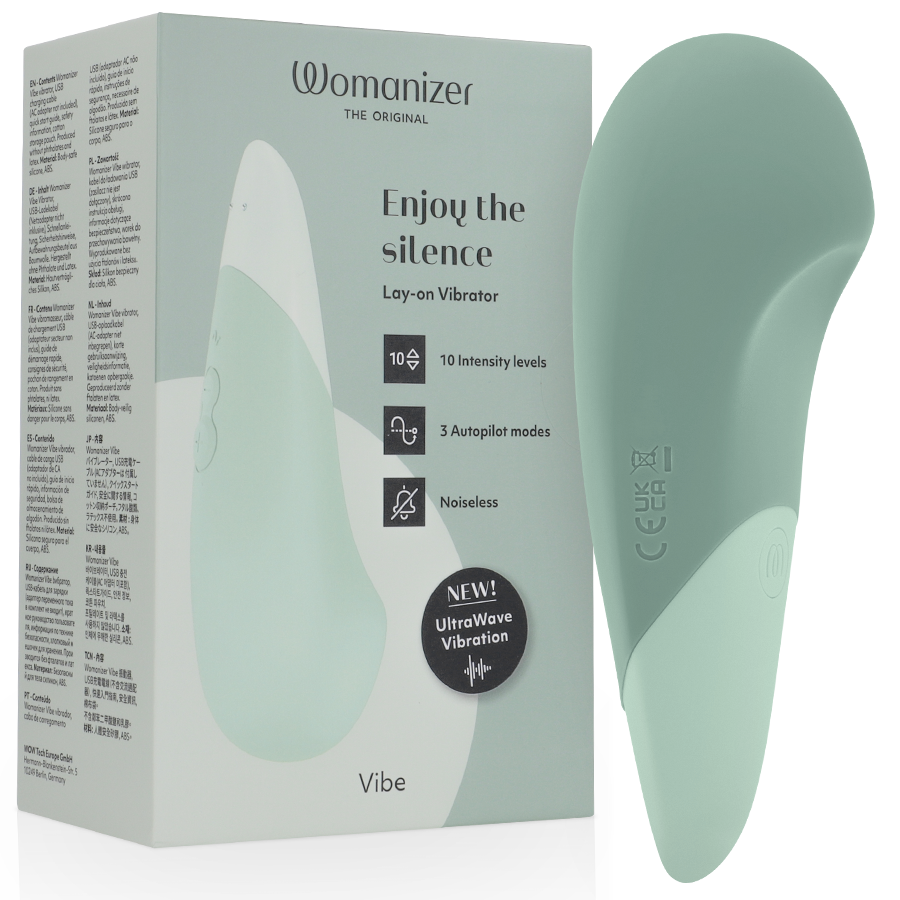 WOMANIZER - VIBE LAY-ON VIBRATORE SILENZIOSO SALVIA - WOMANIZER | Lingerie Harness Boutique