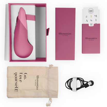 WOMANIZER - VIBE LAY-ON VIBRATORE SILENZIOSO ROSA SCURO - WOMANIZER | Lingerie Harness Boutique