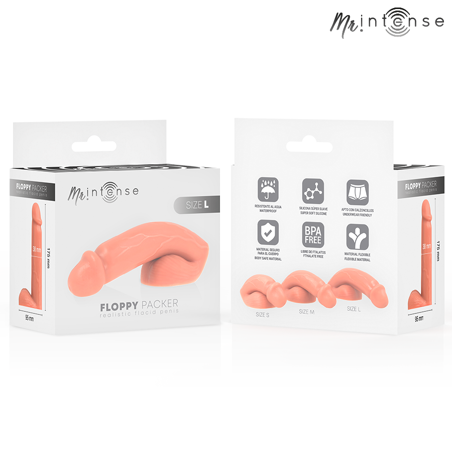 MR INTENSE - FLOPPY SIZE L REALISTIC PACKER - MR. INTENSE DILDOS | Lingerie Harness Boutique