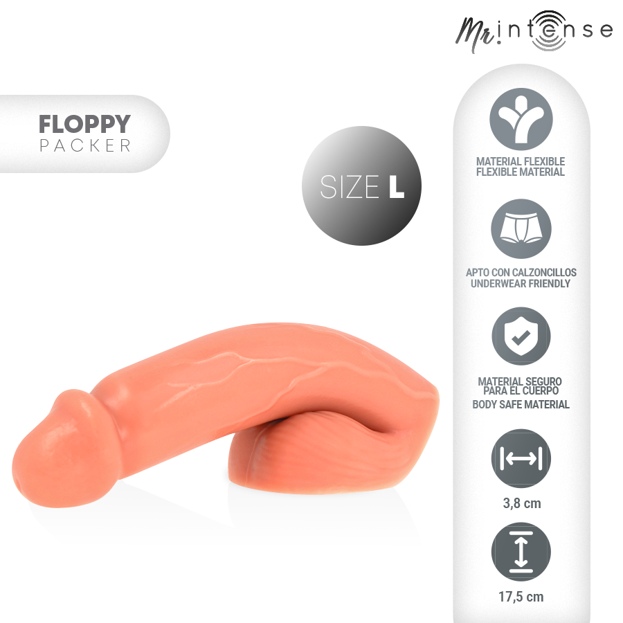 MR INTENSE - FLOPPY SIZE L REALISTIC PACKER - MR. INTENSE DILDOS | Lingerie Harness Boutique