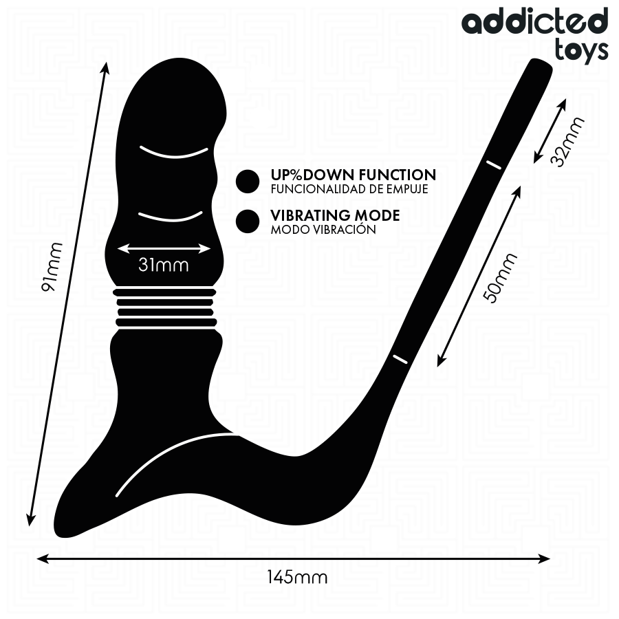 ADDICTED TOYS - ANELLO PROSTATICO UP&DOWN - ADDICTED TOYS | Lingerie Harness Boutique