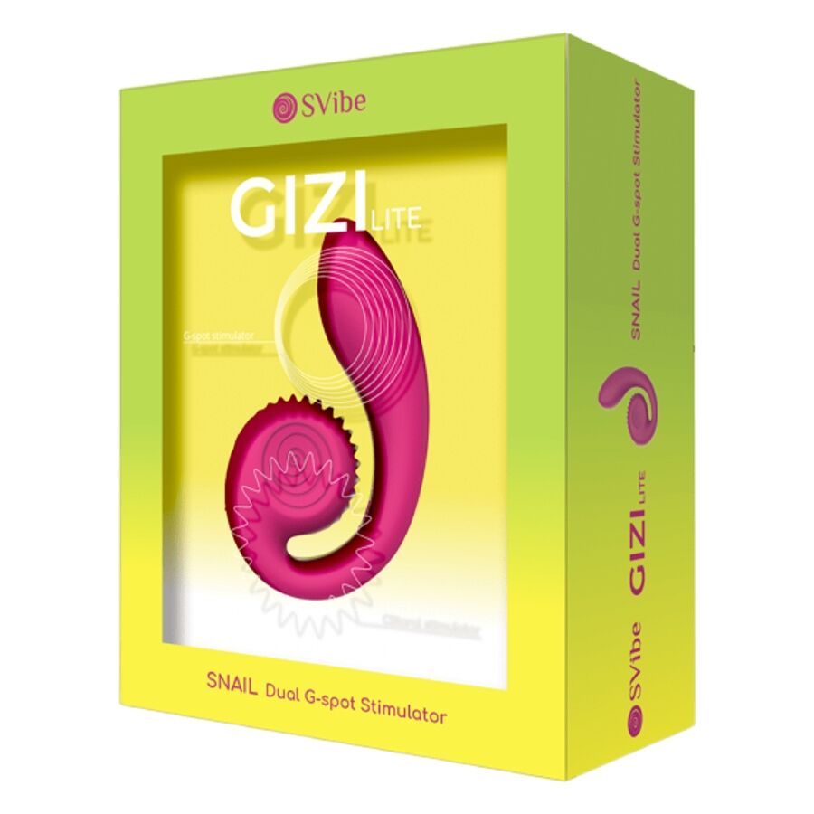 SNAIL VIBE - VIBRATORE ROSA GIZI LITE DOPPIO PUNTO G E CLITORIDEO - SNAIL VIBE | Lingerie Harness Boutique