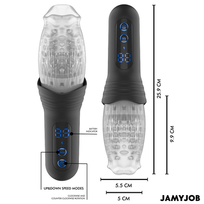 JAMYJOB - SPINJOB 2.0 MASTURBATORE CON SPINTA E ROTAZIONE - JAMYJOB | Lingerie Harness Boutique