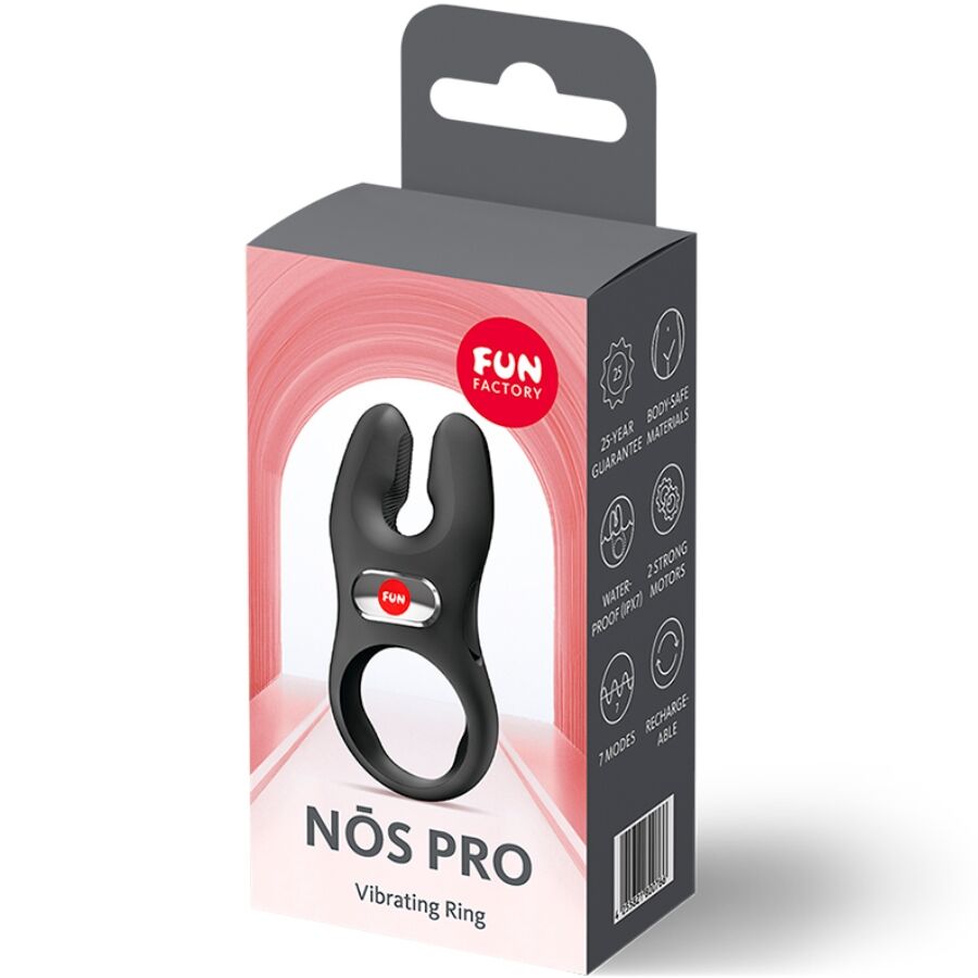 FUN FACTORY - ANELLO VIBRANTE PER IL PENE NOS PRO NERO - FUN FACTORY | Lingerie Harness Boutique