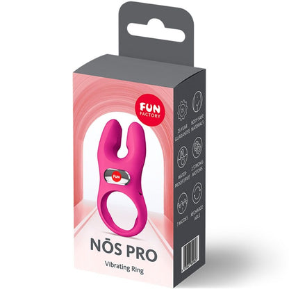 FUN FACTORY - ANELLO VIBRANTE PER IL PENE NOS PRO MAGENTA - FUN FACTORY | Lingerie Harness Boutique