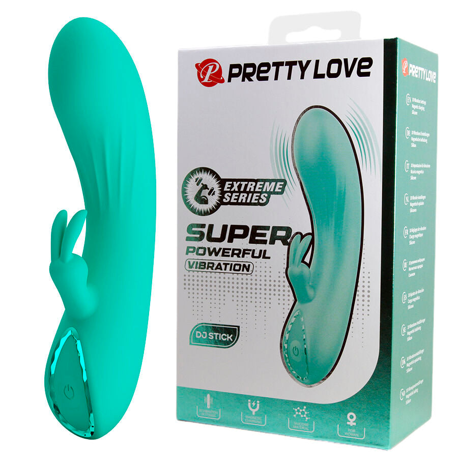 PRETTY LOVE - DJ STICK VIBRATORE PUNTO G TURCHESE - HIGH TECH | Lingerie Harness Boutique