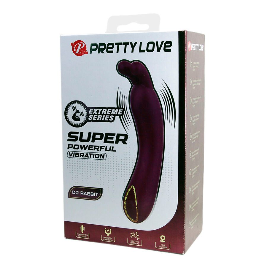 PRETTY LOVE - DJ RABBIT VIBRATORE PUNTO G VIOLA - HIGH TECH | Lingerie Harness Boutique