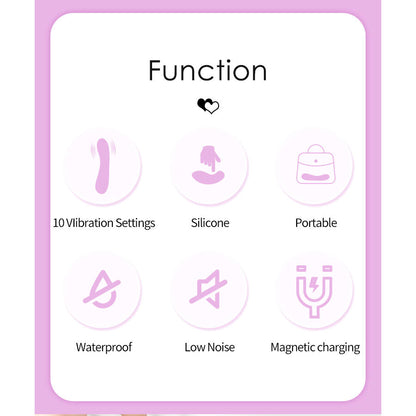 PRETTY LOVE - DJ RABBIT VIBRATORE PUNTO G VIOLA - HIGH TECH | Lingerie Harness Boutique