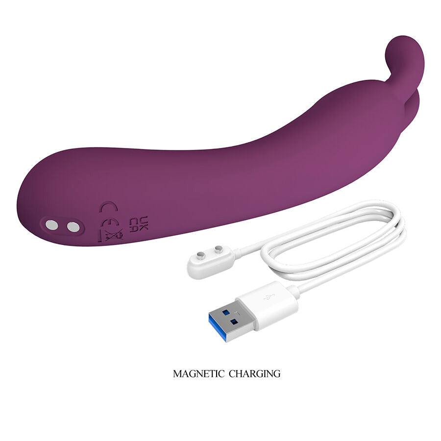 PRETTY LOVE - DJ RABBIT VIBRATORE PUNTO G VIOLA - HIGH TECH | Lingerie Harness Boutique