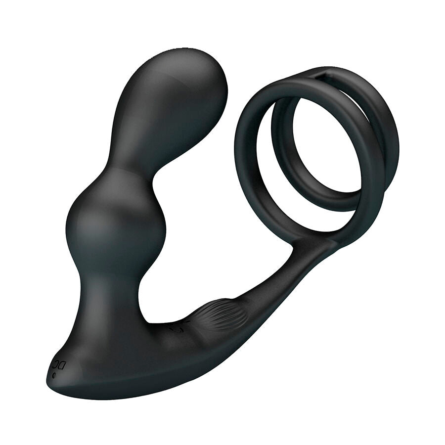 MR PLAY - PLUG ANALE VIBRANTE CON ANELLO PER PENE E TELECOMANDO - MR PLAY | Lingerie Harness Boutique