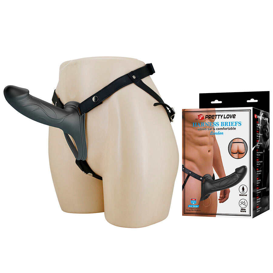 PRETTY LOVE - LANDON NERO VIBRANTE STRAP-ON - HARNESS COLLECTION | Lingerie Harness Boutique