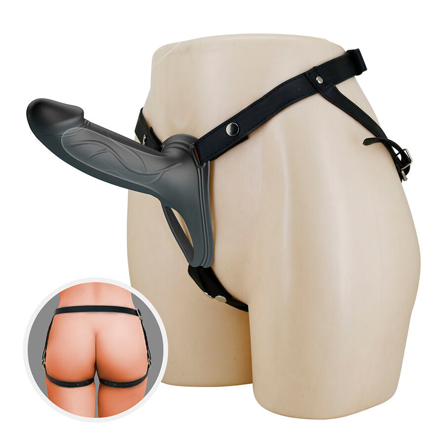 PRETTY LOVE - LANDON NERO VIBRANTE STRAP-ON - HARNESS COLLECTION | Lingerie Harness Boutique