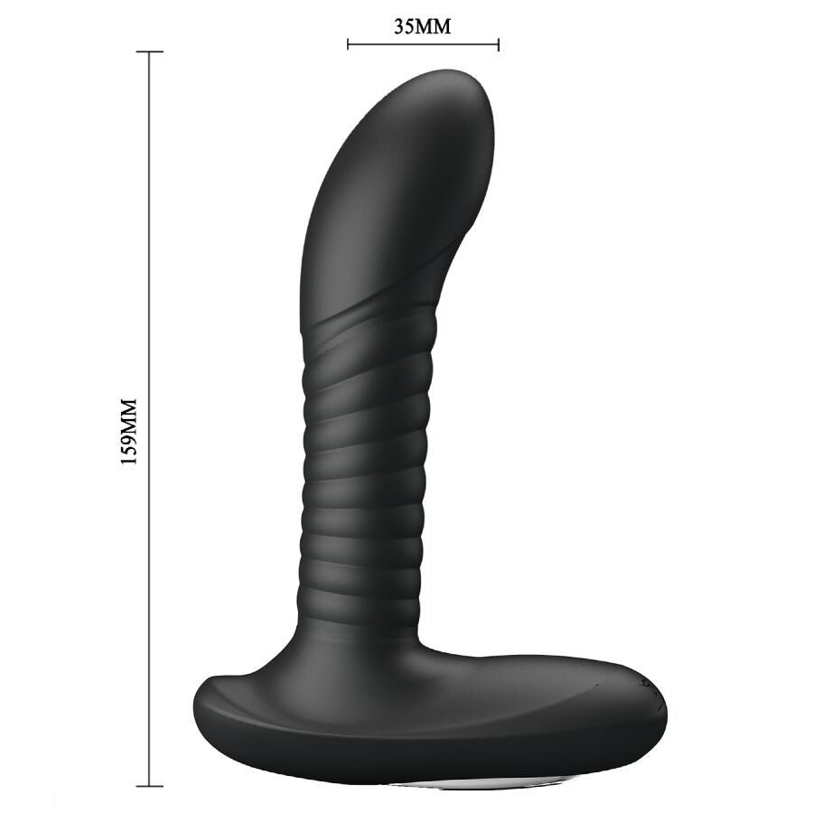 MR PLAY - MASSAGGIATORE PROSTATICO CON ROTAZIONE E VIBRAZIONE - MR PLAY | Lingerie Harness Boutique