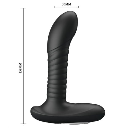 MR PLAY - MASSAGGIATORE PROSTATICO CON ROTAZIONE E VIBRAZIONE - MR PLAY | Lingerie Harness Boutique