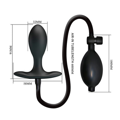 MR PLAY - TAPPO ANALE GONFIABILE REGOLABILE - MR PLAY | Lingerie Harness Boutique