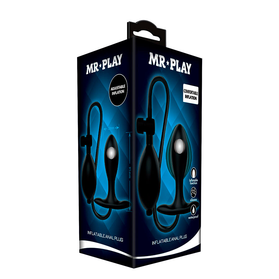 MR PLAY - TAPPO ANALE GONFIABILE REGOLABILE - MR PLAY | Lingerie Harness Boutique