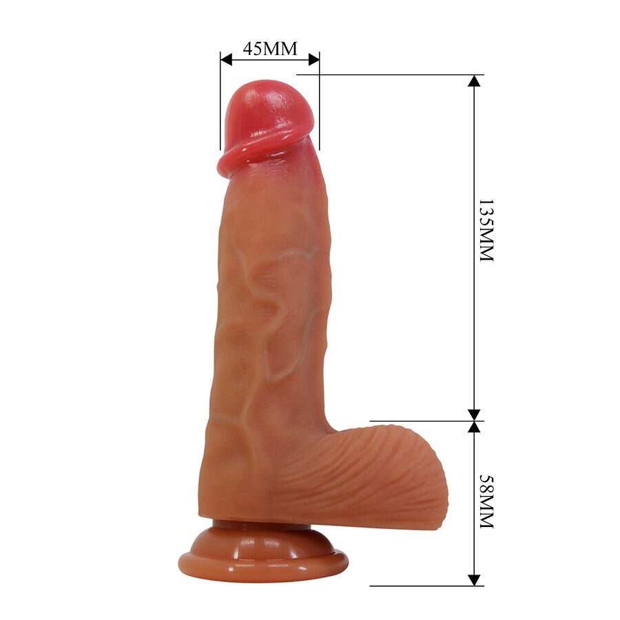 PRETTY LOVE - DUVALL DILDO REALISTICO CON VENTOSA 19,3 CM -Ø- 4,5 CM - DILDOS | Lingerie Harness Boutique
