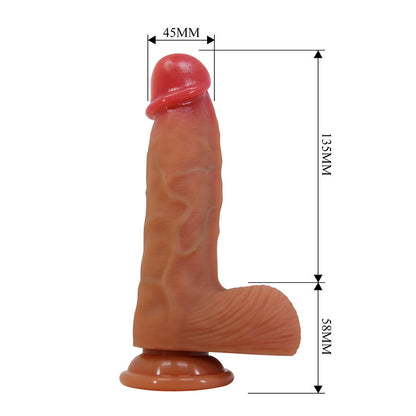 PRETTY LOVE - DUVALL DILDO REALISTICO CON VENTOSA 19,3 CM -Ø- 4,5 CM - DILDOS | Lingerie Harness Boutique