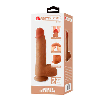 PRETTY LOVE - DUVALL DILDO REALISTICO CON VENTOSA 19,3 CM -Ø- 4,5 CM - DILDOS | Lingerie Harness Boutique