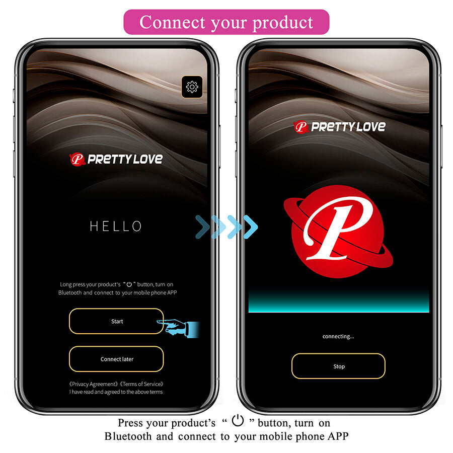 PRETTY LOVE - DORA VIBRATORE INVISIBILE CON APP GRATUITA - APP SERIES | Lingerie Harness Boutique
