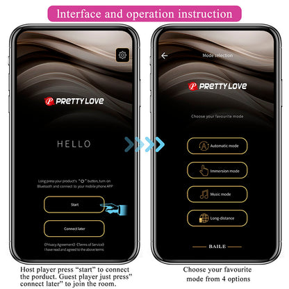 PRETTY LOVE - DORA VIBRATORE INVISIBILE CON APP GRATUITA - APP SERIES | Lingerie Harness Boutique