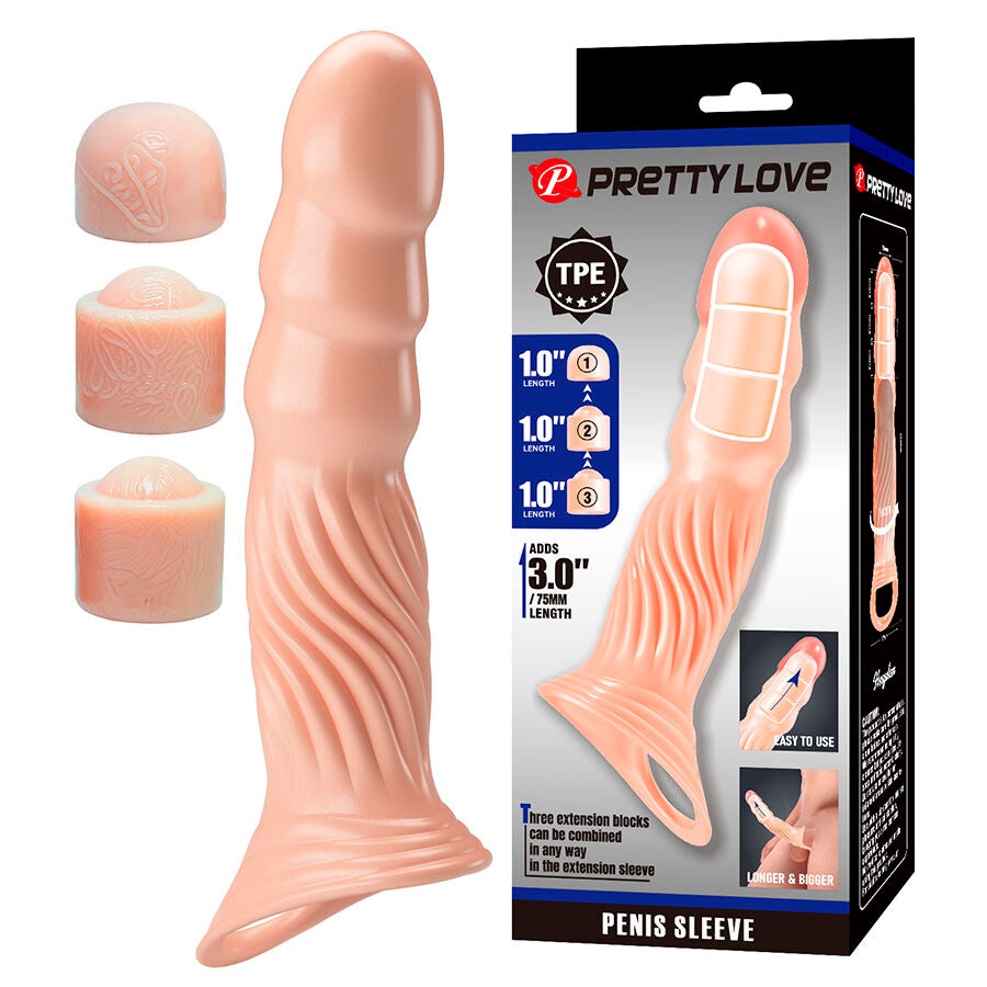 PRETTY LOVE - GUAINA PER PENE TESTURIZZATA CON ESTENSORI - FOR HIM | Lingerie Harness Boutique
