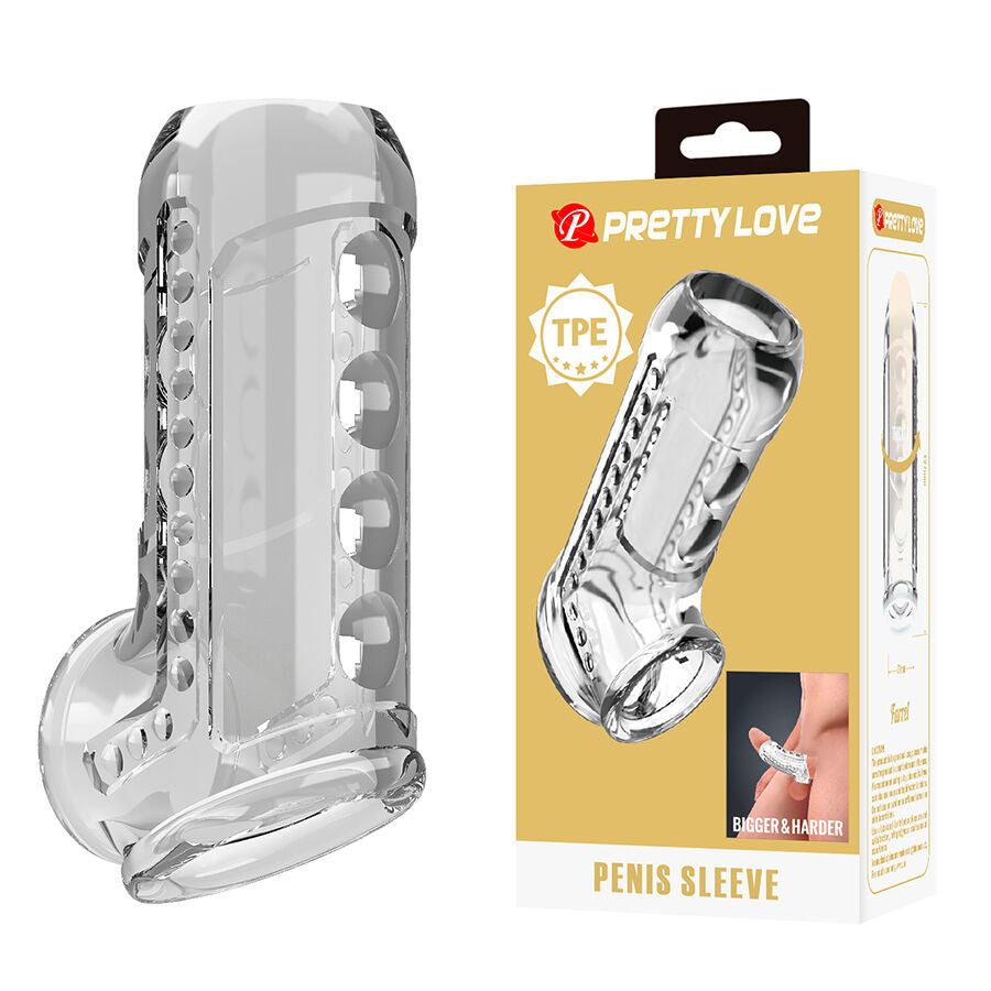 PRETTY LOVE - GUAINA PER PENE TRASPARENTE CON TEXTURE - FOR HIM | Lingerie Harness Boutique