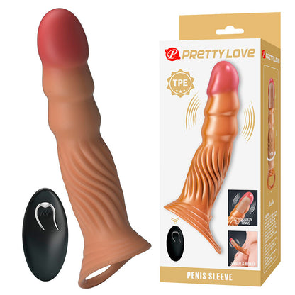 PRETTY LOVE - GUAINA PER PENE TESTURIZZATA CON VIBRAZIONE E TELECOMANDO - FOR HIM | Lingerie Harness Boutique