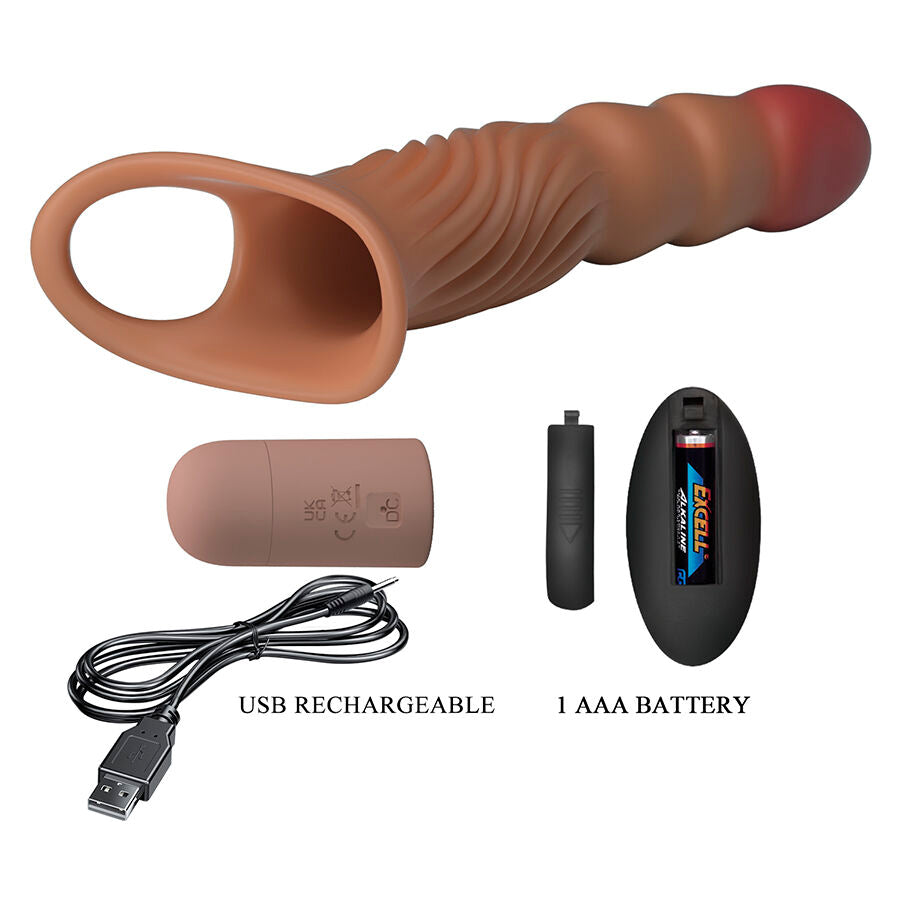 PRETTY LOVE - GUAINA PER PENE TESTURIZZATA CON VIBRAZIONE E TELECOMANDO - FOR HIM | Lingerie Harness Boutique